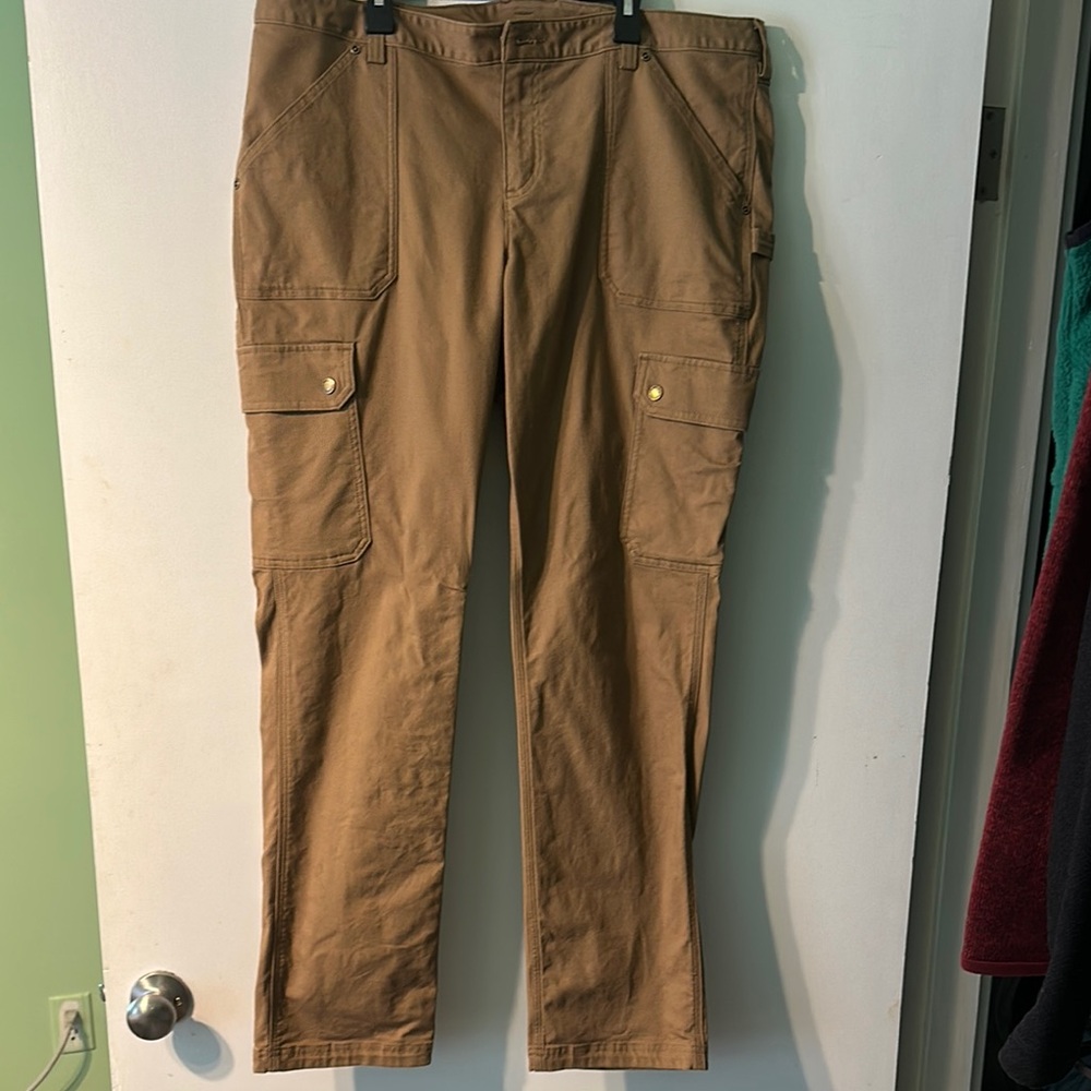 Duluth Trading Co Women's DuluthFlex Fire Hose Slim Leg Cargo Pants